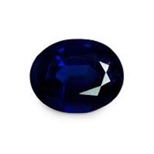 Echter Blauer Ovaler Saphir 0.15ct ca. 4x3mm