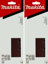 20 Makita Klett Schleifpapier 93x185 93 x 185 mm K40 K60 K120 f Schwingschleifer