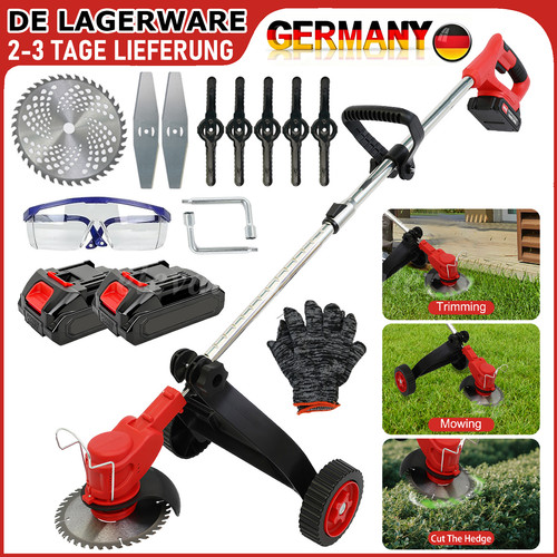2500w akku rasentrimmer mit - 2500w,