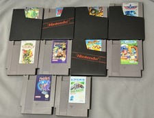 Nintendo NES Spiele Sammlung - 10 Spiele - Kirby`s Adventure - Turtles 2 Top Gun