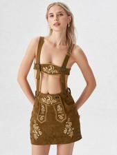 Original Deutsches BIERFEST Lederhosenröcke Oktoberfeströcke Gratis Hosenträger