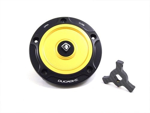 Dbk tankdeckel schwarz gold - tankdeckel,, schwarz-gold
