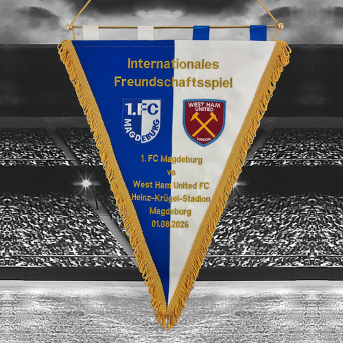 Wimpel magdeburg v - wimpel, fc
