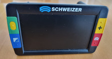 Schweizer EMAG 43 HD - Mobile elektronische Leselupe, Lesehilfe mit Netzteil
