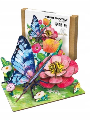 Holzpuzzle schmetterling - 3d,