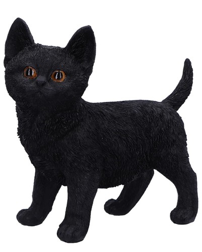 Schwarze katzenfigur halloween - katzenfigur,
