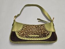 Cole Haan Stephanie Leopard Tasche Leder Tasche Handtasche Leather Flap Bag