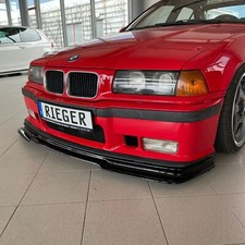 Rieger Spoilerlippe Lippe passt für BMW E36 mit M-Technik 00088272 SCHWARZ GLANZ