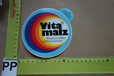 Alter Aufkleber Saft Limonade Malztrunk Krombacher VITAMALZ