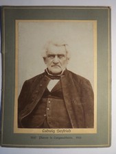 Langenaltheim - Pfarrer 1860-1900 - Ludwig Seyfried als alter Mann / großes KAB