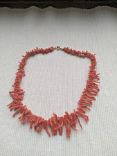 Korallen Collier Halskette Ast