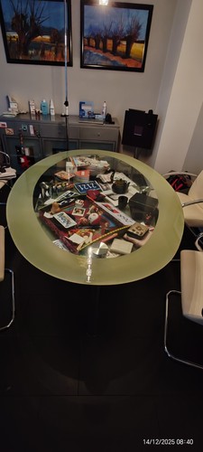 Designer glastisch oval - glastisch,