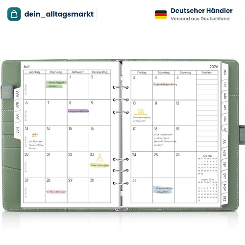 Kalender ringbuch - kalender, a5