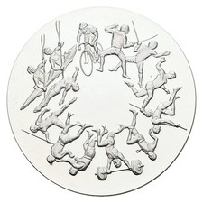 München Silbermedaille 1972 Olympische Spiele PP- Gewicht: 14,95g/999