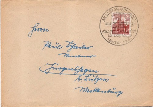 Ddr brief mit - ddr,, sst