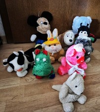 10 Plüschtiere Konvolut