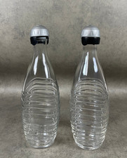 2 Stück Original SodaStream Glaskaraffe Flaschen 0,6 Liter Glas für Penguin
