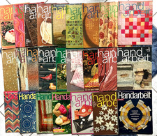 DDR Zeitschrift Handarbeit, Verlag für die Frau, Konvolut 25 Hefte von 1981-1989