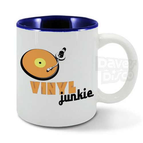 Vinyl junkie tasse becher dj - tasse, becher.