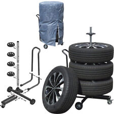 Dino Felgenbaum fahrbar XL MIT SCHUTZHÜLLE Reifenständer Reifenwagen Rollen