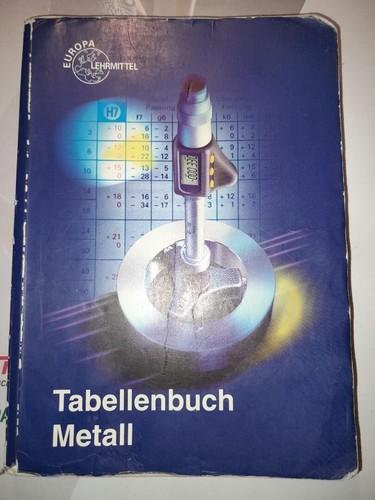 Tabellenbuch metall ohne - metall,