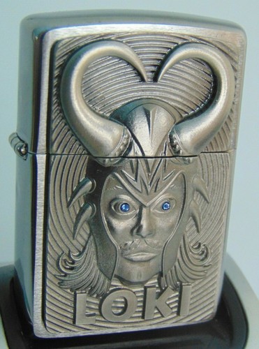 Zippo feuerzeug loki blue - zippo,