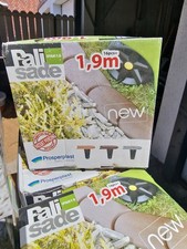 Beeteinfassung Rasenkante Palisade Prosperplast Fb. Grau 38lfm, Pak 16 Stck/1.9m