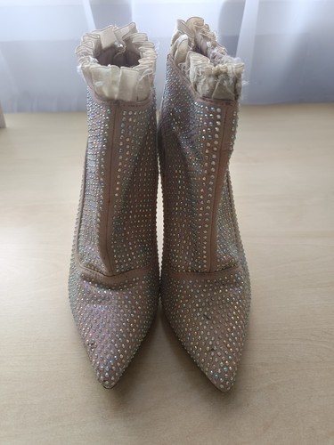 Highheels beige rosa mit - beige/rosa,