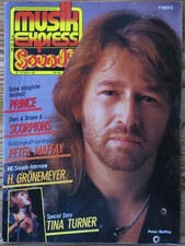 Musik Express Sounds 10/84 Cover:Peter Maffay;Story:Tina Turner;Prince,Scorpions