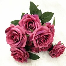 10 Köpfe Künstliche Rosen