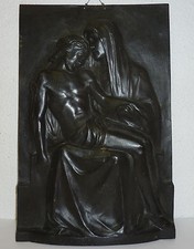 Pieta metall skulptur 31x47 - pieta,