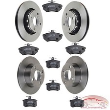 Bremsscheiben + Beläge Bremsen Audi 80 B4 Limousine Avant Cabrio vorne + hinten*
