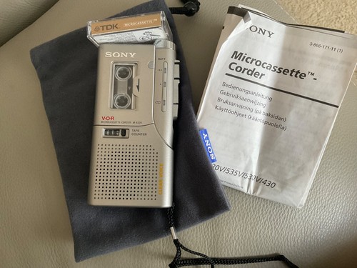 Sony micro cassette corder - sony,