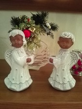 Engel Paar Porzellan
