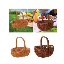 Picknickkorb aus Rattanimitat