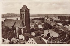 AK Riesenburg Kirche Teilansicht Westpreussen ungelaufen Postkarte