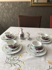 Teeservice Ostfriesischer Rosé Konvolut A.Warnecke