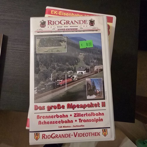 Eisenbahn vhs kasetten - eisenbahn,