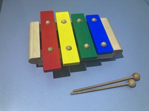Holz xylophon mit tönen - xylophon, 4