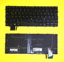 DE Tastatur Dell XPS 13 9370 9380 7390 9305 mit Beleuchtung - Schwarz