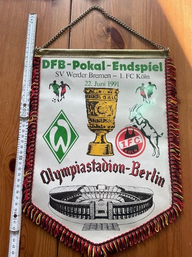Wimpel pokalendspiel 1991 - pokalendspiel,
