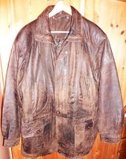 Winter-Lederjacke Herren noname braun Gr. 54