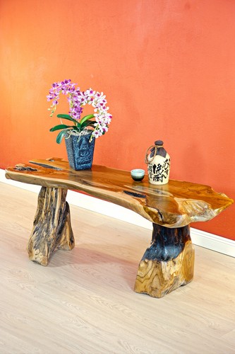 Couchtisch teak wurzelholz - teak,
