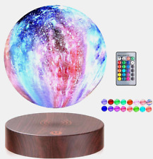 VGAzer magnetische Schwebende Mondlampe LED Tischleuchte 7 Farben Nachtlicht Neu