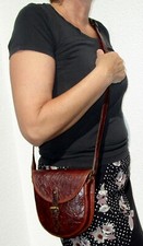 MULBERRY "Saddle Bag Small" Brown Kenya Leather 16 cm + Dustbag True Vintage