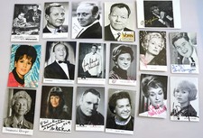 Autogrammsammlung - Charlott Adami, Gerard Depardieu, Anton Karas,...