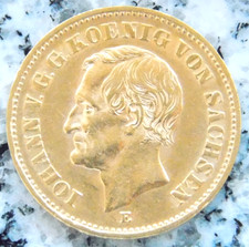 Goldmünze 20 MARK 1873 E