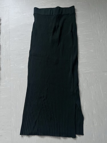 Zara midi rock dunkelgrün - midi,