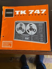 GRUNDIG BEDIENUNGSANLEITUNG für TONBANDGERÄT Typ: TK 747