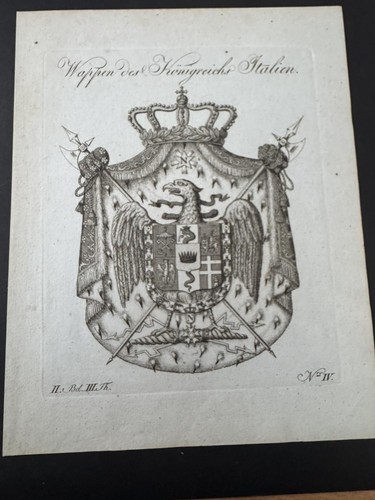 Kupferstich wappen des - wappen,